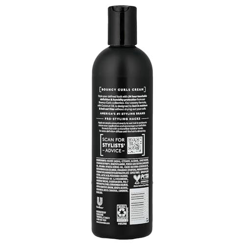 TRESemmé Bouncy Curls Defining Cream with Coconut, 12 fl oz - Moisturizing Curl Cream for Defined, Frizz-Free Hair Avelisse