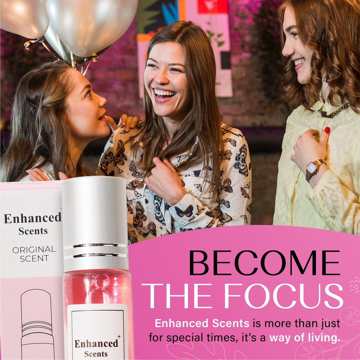 Enhanced Scents - The Original Scent, Roll on Long-Lasting Perfume for Women - 0.35 Fl Oz Avelisse
