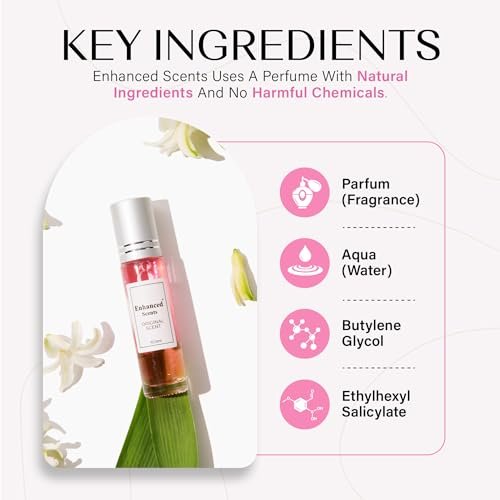 Enhanced Scents - The Original Scent, Roll on Long-Lasting Perfume for Women - 0.35 Fl Oz Avelisse