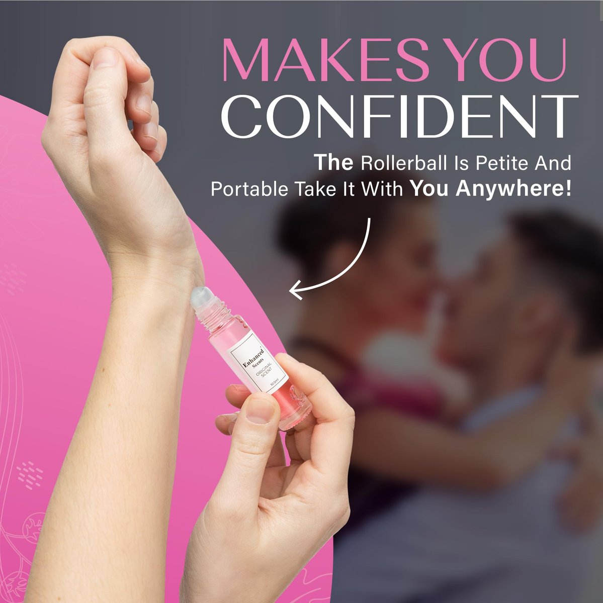 Enhanced Scents - The Original Scent, Roll on Long-Lasting Perfume for Women - 0.35 Fl Oz Avelisse