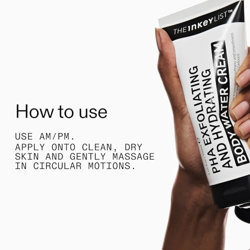 The INKEY List PHA Body Water Cream - 2-in-1 Exfoliating & Hydrating Moisturizer for Smoother, Brighter, Even-Looking Skin, 5 fl oz Avelisse