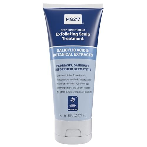 MG217 Deep Conditioning Salicylic Acid Scalp Care for Psoriasis – Exfoliating & Hydrating Formula, Sulfate-Free, Paraben-Free, Cruelty-Free, Fragrance-Free (6 fl oz) - görsel 2