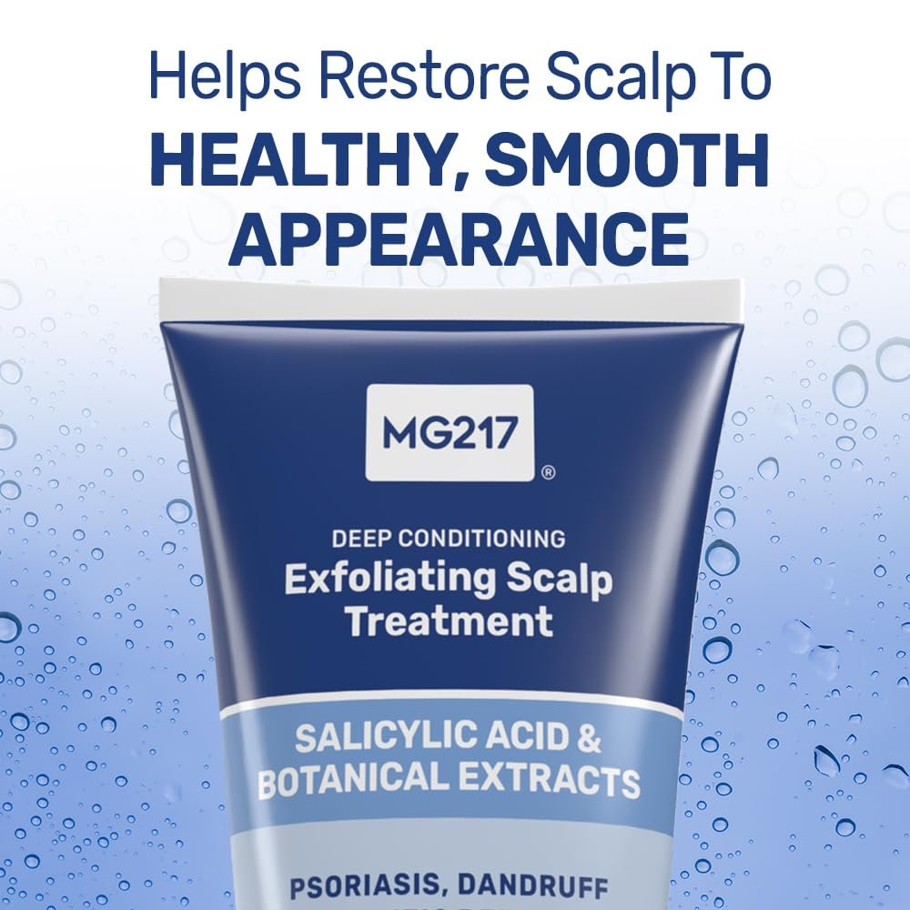 MG217 Deep Conditioning Salicylic Acid Scalp Care for Psoriasis – Exfoliating & Hydrating Formula, Sulfate-Free, Paraben-Free, Cruelty-Free, Fragrance-Free (6 fl oz) - görsel 5