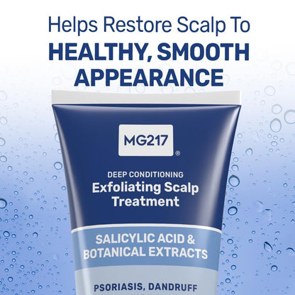 MG217 Deep Conditioning Salicylic Acid Scalp Care for Psoriasis – Exfoliating & Hydrating Formula, Sulfate-Free, Paraben-Free, Cruelty-Free, Fragrance-Free (6 fl oz)