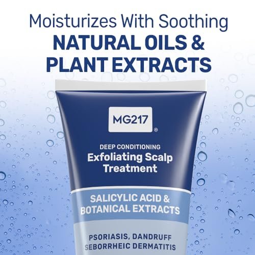 MG217 Deep Conditioning Salicylic Acid Scalp Care for Psoriasis – Exfoliating & Hydrating Formula, Sulfate-Free, Paraben-Free, Cruelty-Free, Fragrance-Free (6 fl oz) - görsel 10