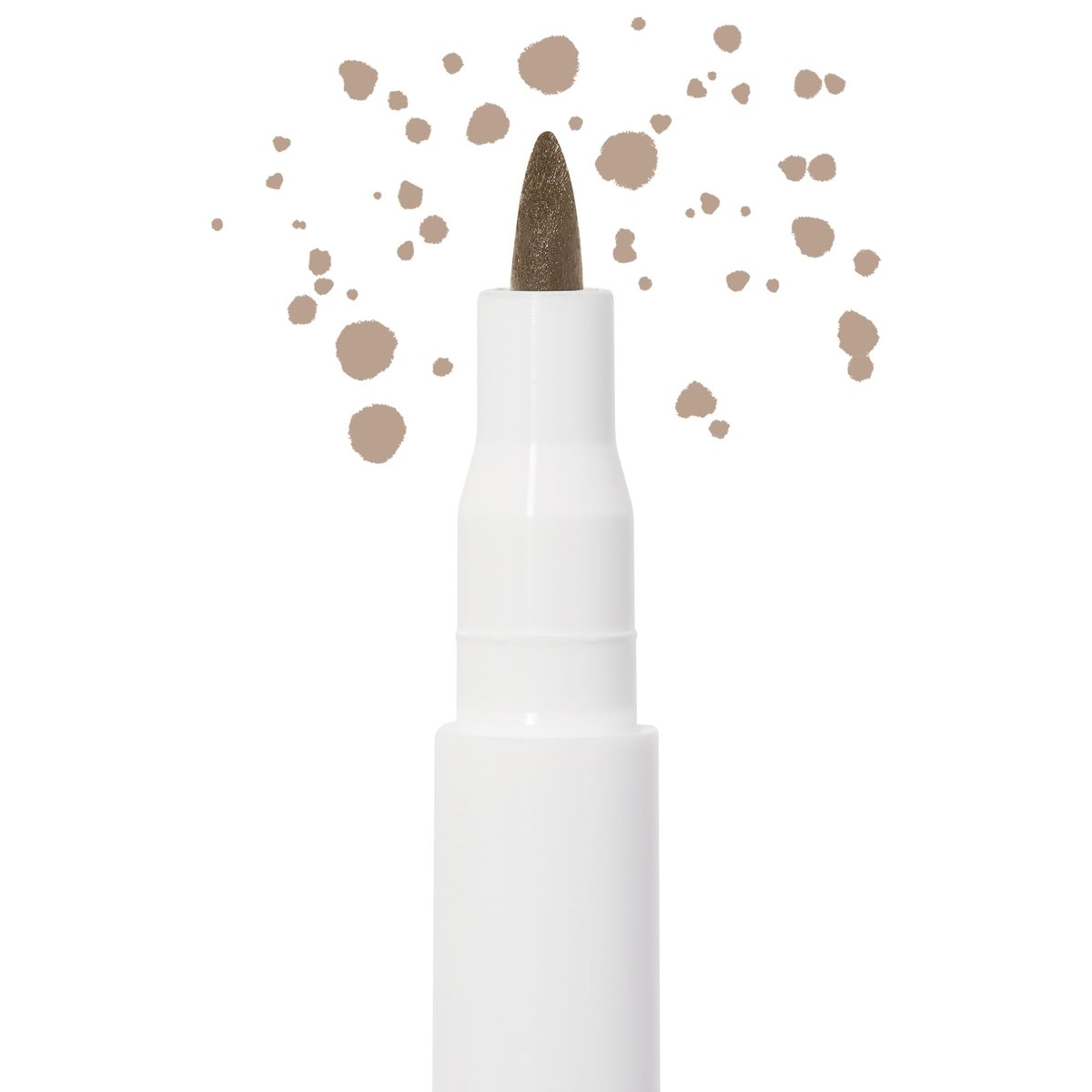ColourPop Freckle Pen - Long-Lasting Faux Freckle Makeup, Buildable Customizable Color, Natural Looking Fake Freckles with Soft Felt Tip Applicator - Soft Brown (0.03 oz) - görsel 1