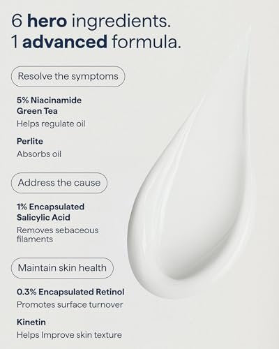 Remedy Science Pore Refining Advanced Serum - Large Pore Minimizer with Retinol, BHA Salicylic Acid, Niacinamide - Dermatologist Dr. Shah Formula for Texture, Pimples, Blackheads Avelisse