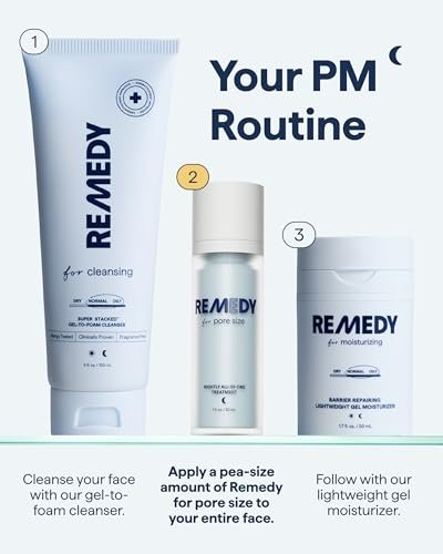 Remedy Science Pore Refining Advanced Serum - Large Pore Minimizer with Retinol, BHA Salicylic Acid, Niacinamide - Dermatologist Dr. Shah Formula for Texture, Pimples, Blackheads Avelisse