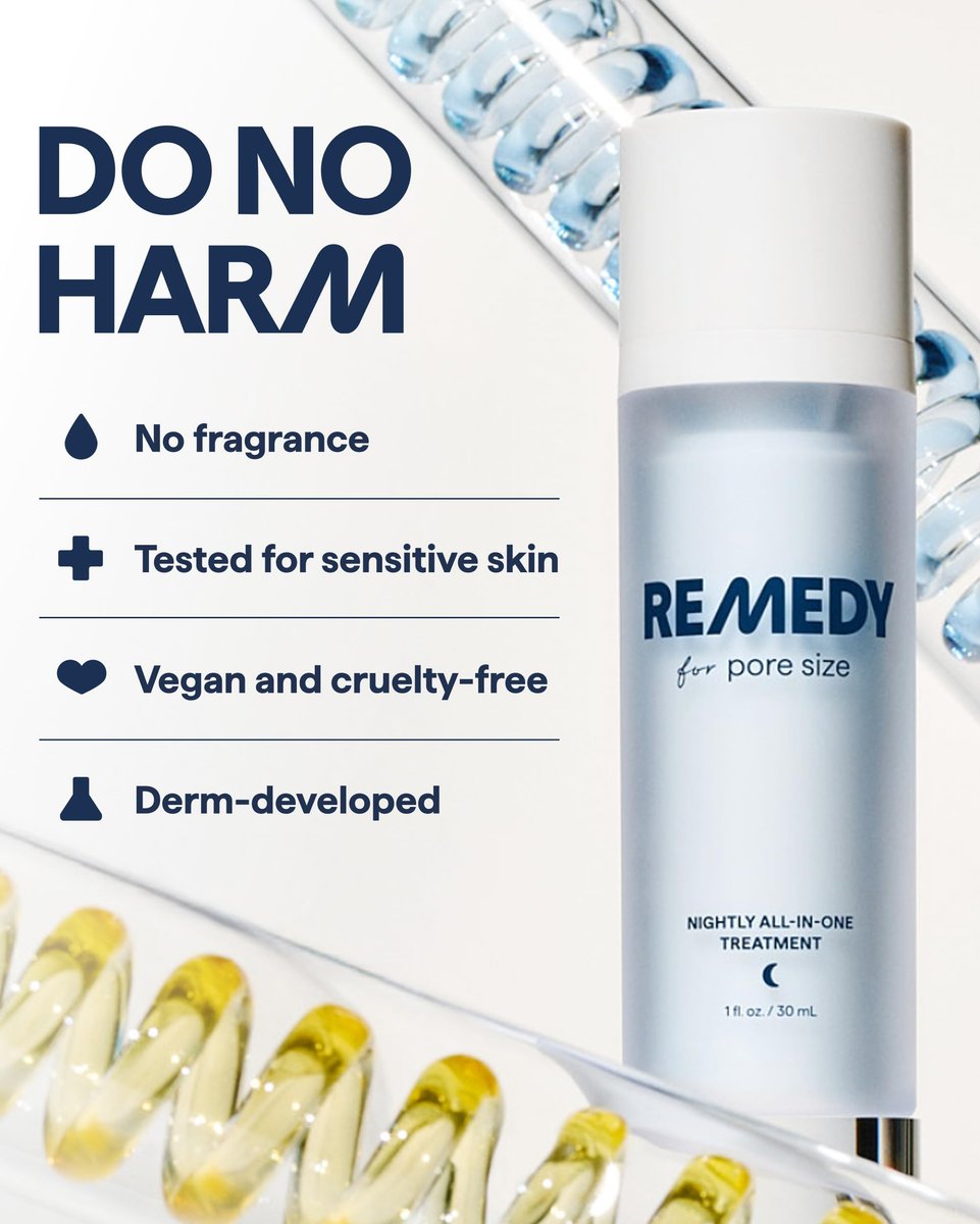 Remedy Science Pore Refining Advanced Serum - Large Pore Minimizer with Retinol, BHA Salicylic Acid, Niacinamide - Dermatologist Dr. Shah Formula for Texture, Pimples, Blackheads Avelisse