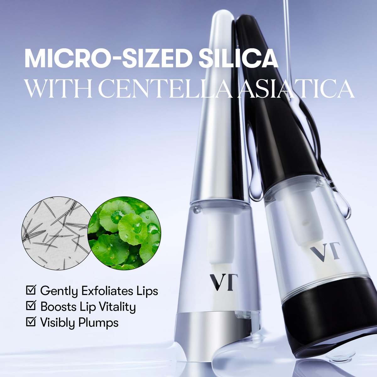 VT COSMETICS Reedle Shot Lip Plumper - Hydrating & Volumizing Clear Lip Gloss with Microneedling Effect & Hyaluronic Acid for Fuller, Smoother Lips (Beginner, 0.15 oz) - görsel 3