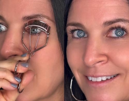 Jenny Patinkin The Big Reveal Eyelash Curler for Hooded Eyes, Deep Set Eyes – Precision & Professional Eyelash Curler for Difficult Eye Shapes with Replacement Silicone Pad, Nickel Free Avelisse