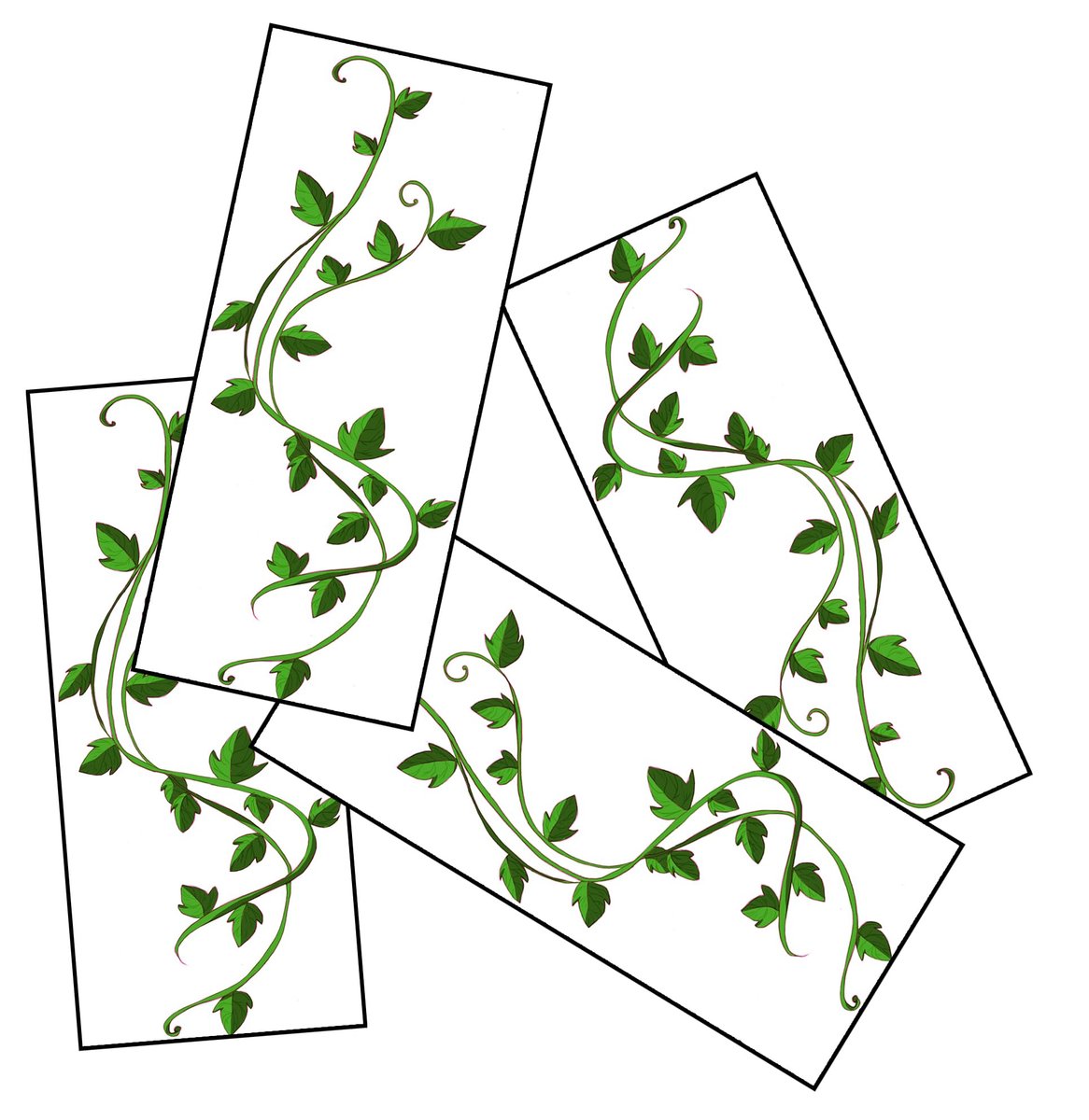 InkWear Ivy Leaf Vine Temporary Tattoos – 16 Sheets for Body Band Up to 59 Inches | Realistic Fake Tattoos for Adults & Kids - görsel 5
