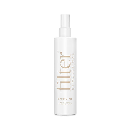 Filter by Molly-Mae Spritz Me Tanning Water - Moisturizing Self Tanner for Golden, Streak-Free Glow - Natural-Looking Sunless Tan - Fast Developing, Long-Lasting - Clear & Oil-Free - 200ml