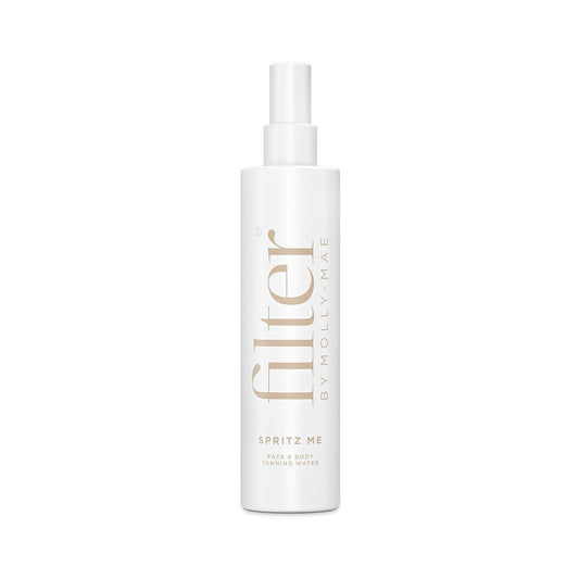 Filter by Molly-Mae Spritz Me Tanning Water - Moisturizing Self Tanner for Golden, Streak-Free Glow - Natural-Looking Sunless Tan - Fast Developing, Long-Lasting - Clear & Oil-Free - 200ml