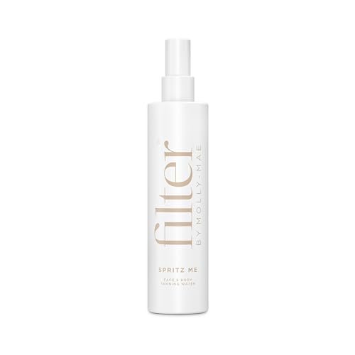 Filter by Molly-Mae Spritz Me Tanning Water - Moisturizing Self Tanner for Golden, Streak-Free Glow - Natural-Looking Sunless Tan - Fast Developing, Long-Lasting - Clear & Oil-Free - 200ml - görsel 2