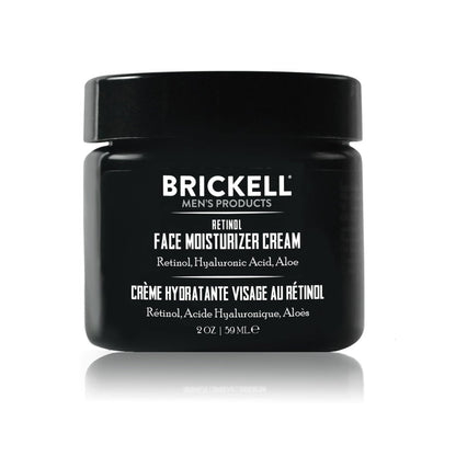 Brickell Men's Retinol Face Moisturizer Cream for Men - Natural & Organic Anti-Wrinkle Night Cream with Retinol & Hyaluronic Acid, Fragrance-Free, 2 oz Avelisse