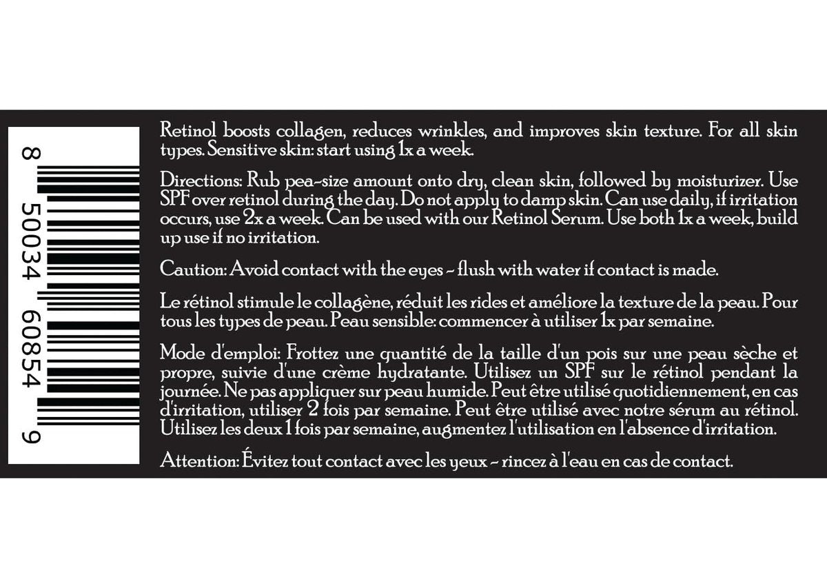 Brickell Men's Retinol Face Moisturizer Cream for Men - Natural & Organic Anti-Wrinkle Night Cream with Retinol & Hyaluronic Acid, Fragrance-Free, 2 oz Avelisse