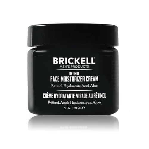 Brickell Men's Retinol Face Moisturizer Cream for Men - Natural & Organic Anti-Wrinkle Night Cream with Retinol & Hyaluronic Acid, Fragrance-Free, 2 oz Avelisse