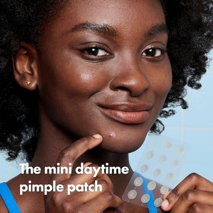 Mighty Patch Mini Invisible+ Patches - X-Small Daytime Hydrocolloid Acne Pimple Patches, 30 Count, 10mm Avelisse