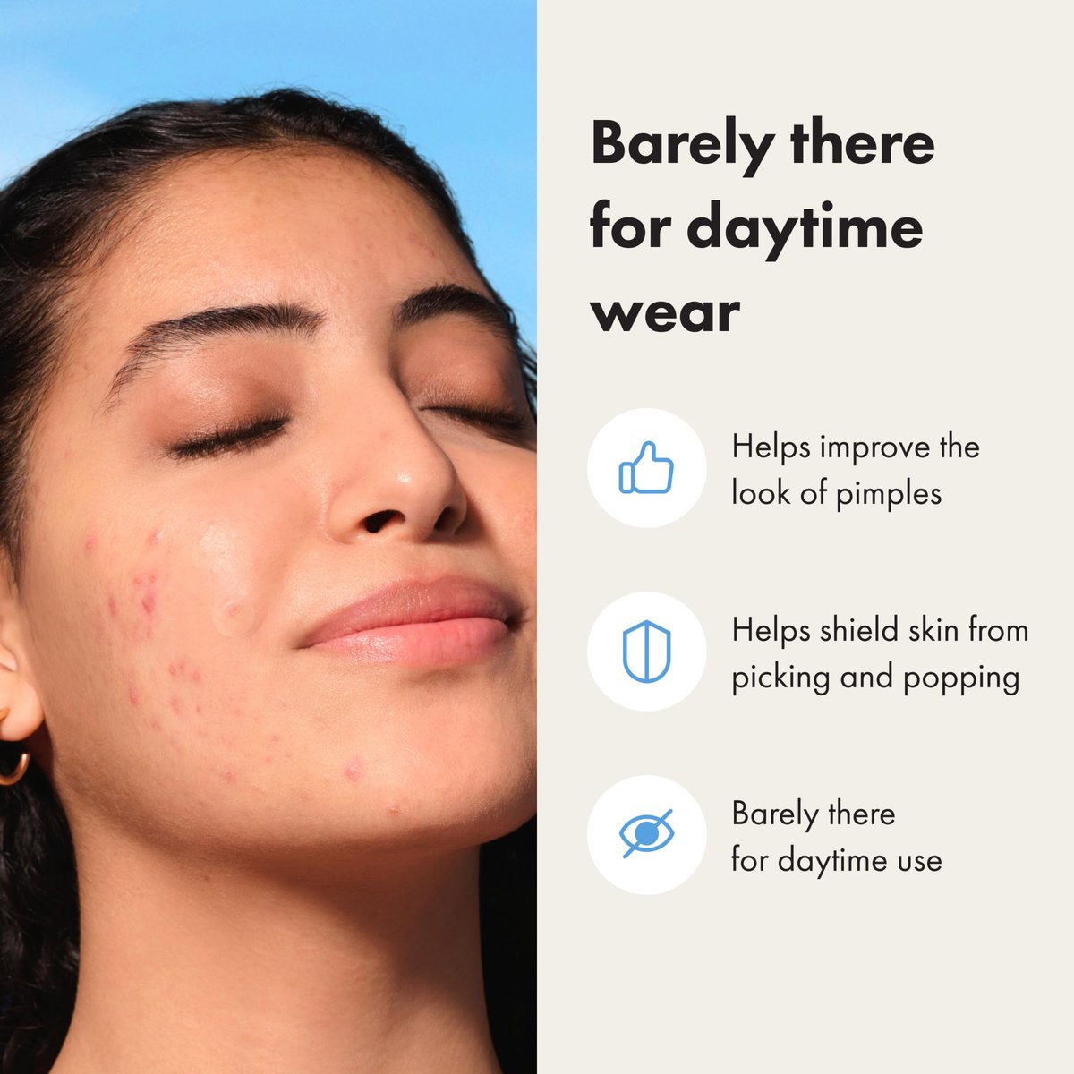 Mighty Patch Mini Invisible+ Patches - X-Small Daytime Hydrocolloid Acne Pimple Patches, 30 Count, 10mm Avelisse