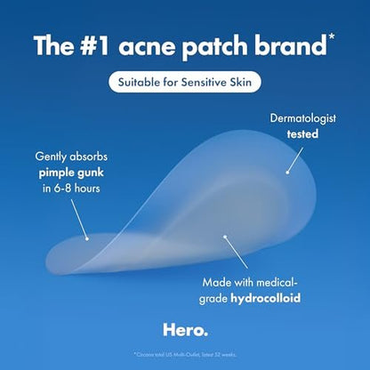 Mighty Patch Mini Invisible+ Patches - X-Small Daytime Hydrocolloid Acne Pimple Patches, 30 Count, 10mm Avelisse