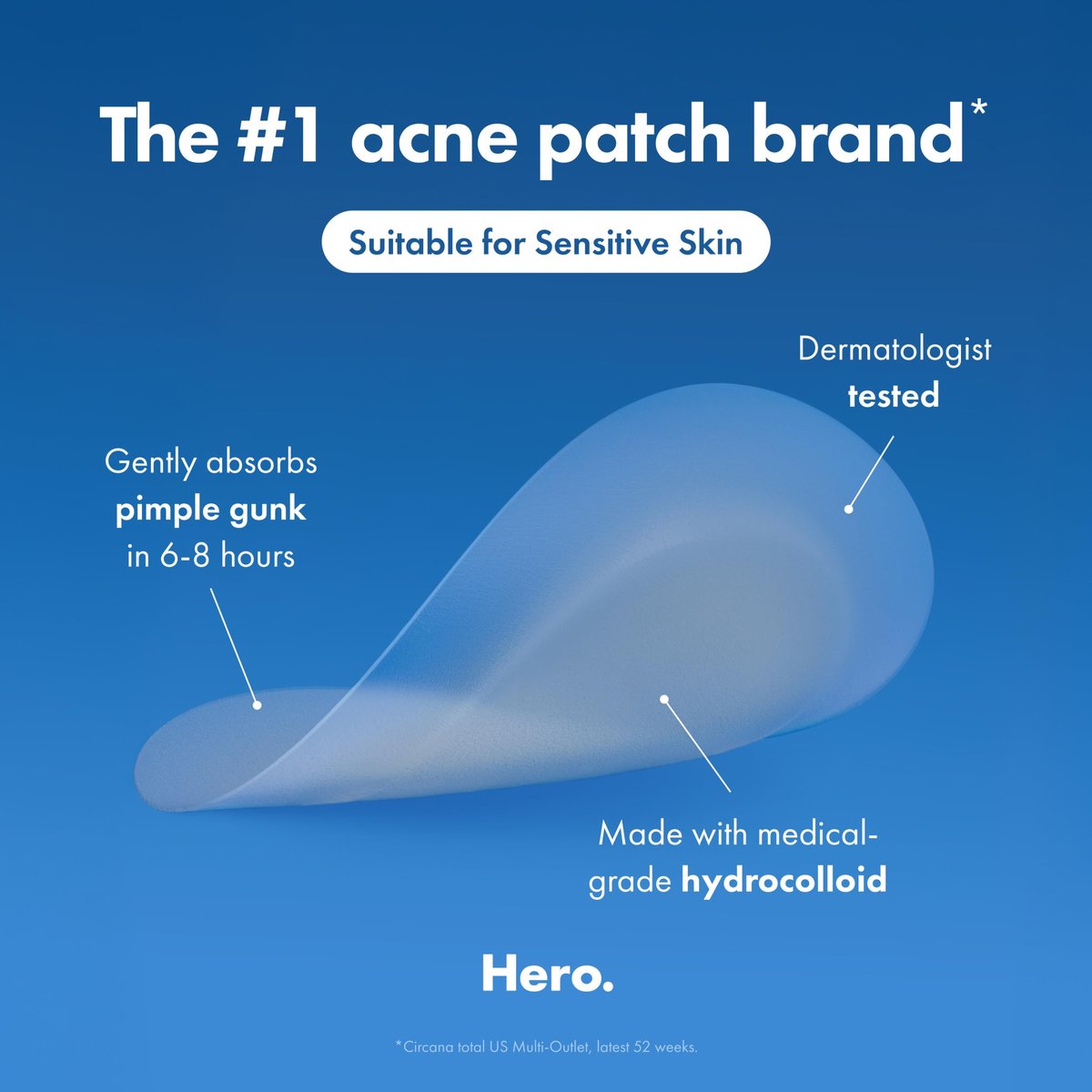 Mighty Patch Mini Invisible+ Patches - X-Small Daytime Hydrocolloid Acne Pimple Patches, 30 Count, 10mm Avelisse