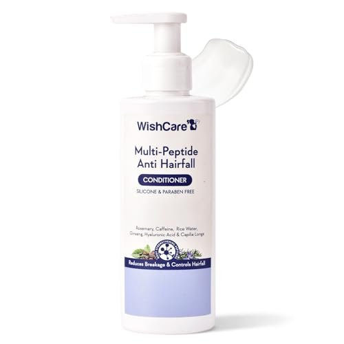 WishCare Multi Peptide Anti Hairfall Conditioner for Women & Men – Rice Water, Rosemary, Capilia Longa, Hyaluronic Acid & Caffeine – Frizzy Hair Conditioner (200 ml) - görsel 2