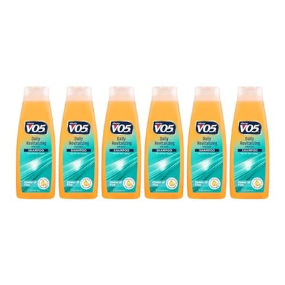 Alberto VO5 Daily Revitalizing Shampoo 15 oz (Pack of 6) - Moisturizing & Gentle Cleansing Avelisse