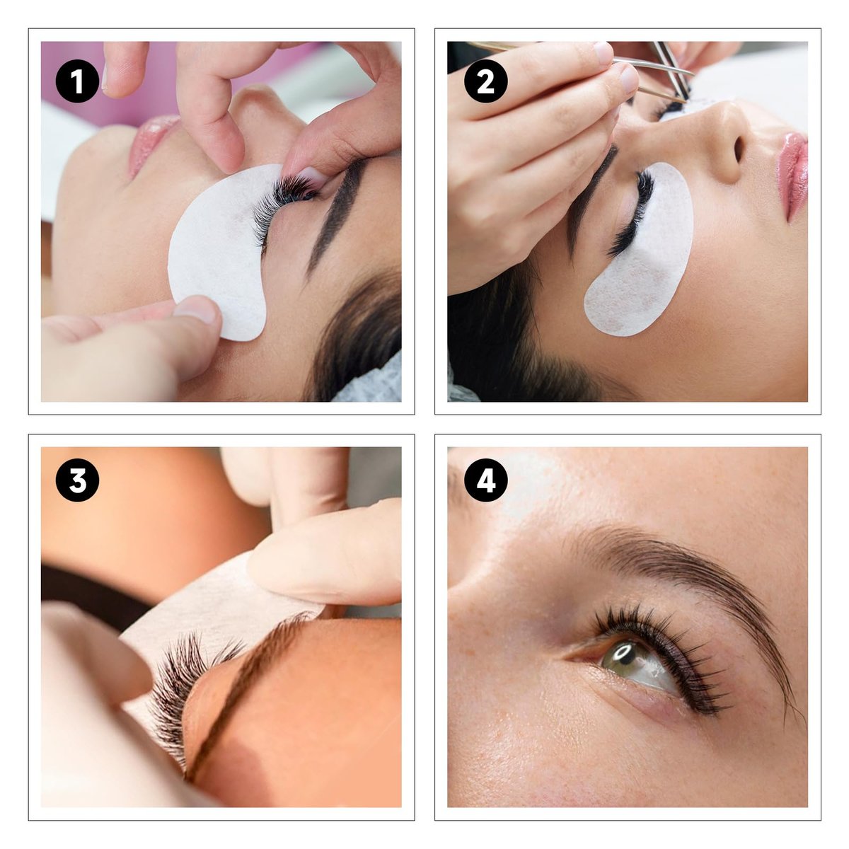 Vaincre 120 Pairs Hydrogel Under Eye Patches – Lint-Free Gel Eye Pads for Lash Extensions & Lash Lift Supplies - görsel 14