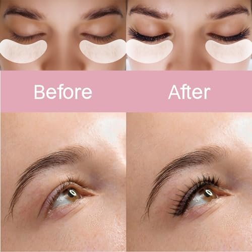 Vaincre 120 Pairs Hydrogel Under Eye Patches – Lint-Free Gel Eye Pads for Lash Extensions & Lash Lift Supplies - görsel 9
