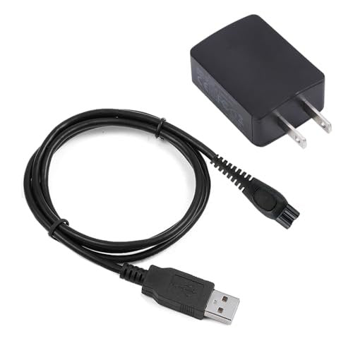 AC DC Adapter Compatible Replacement for Philips Norelco MG5900, MG5900/49 (3ft) - Black Shaver Razor Trimmer Power Supply Charger Cord - görsel 2