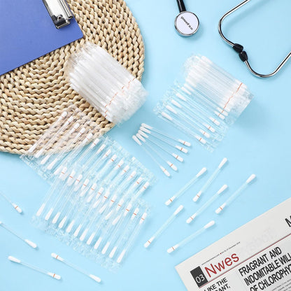 Hoolerry 200 Pcs Piercing Aftercare Swabs - Individually Packaged Saline Solution Swabs for Hole Cleaner, Keloid Bump Removal, Nose Piercing Bump Avelisse