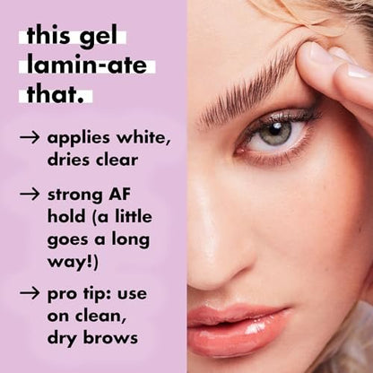 e.l.f. Brow Laminating Gel - Strong-Hold Clear Brow Gel for Laminated Brows, Vegan & Cruelty-Free