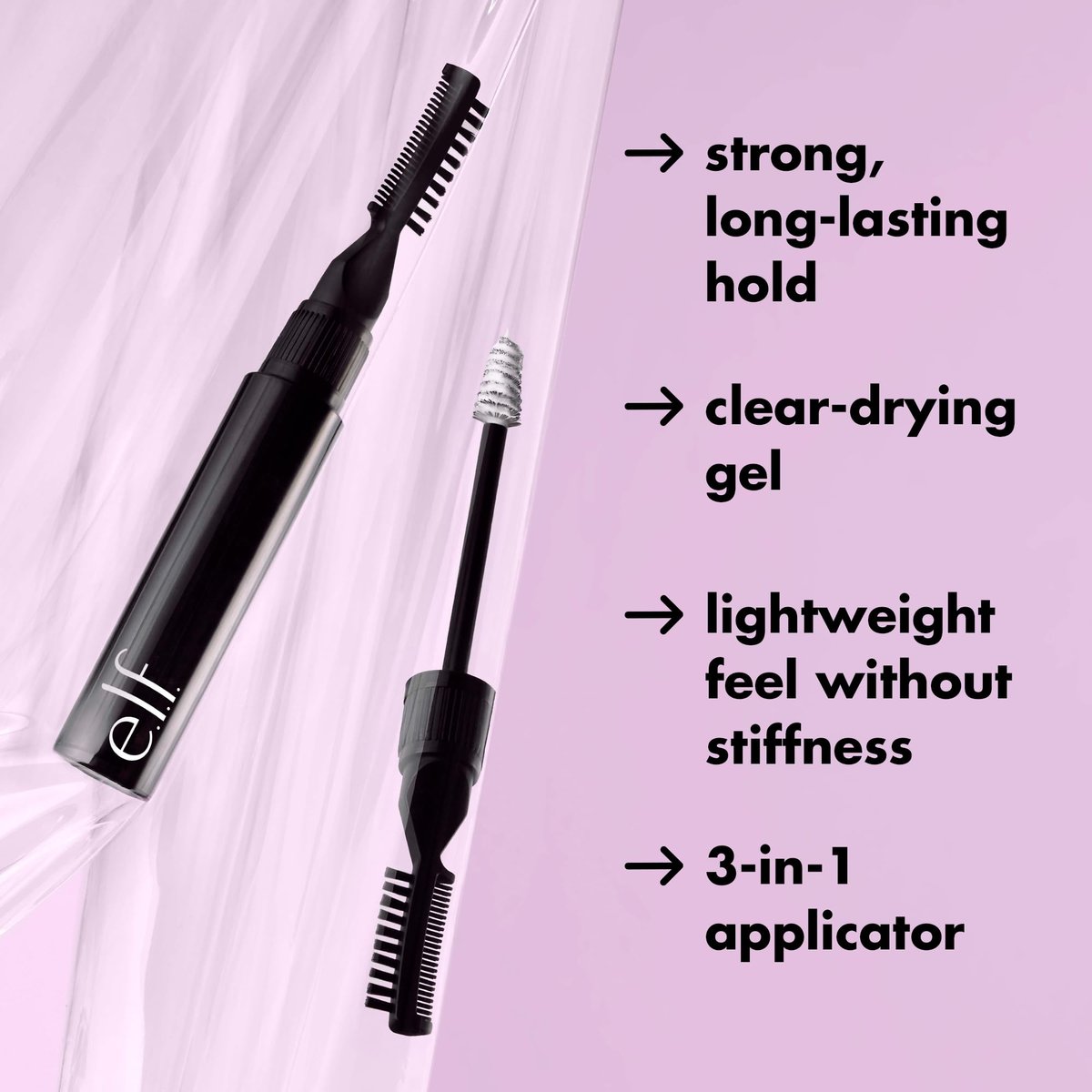 e.l.f. Brow Laminating Gel - Strong-Hold Clear Brow Gel for Laminated Brows, Vegan & Cruelty-Free - görsel 9