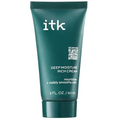 ITK Skincare Deep Moisture Anti Aging Face Cream with Hyaluronic Acid, Ceramides & Shea Butter – Rich Hydration, Reduces Fine Lines & Wrinkles, Smooths Dry Skin
