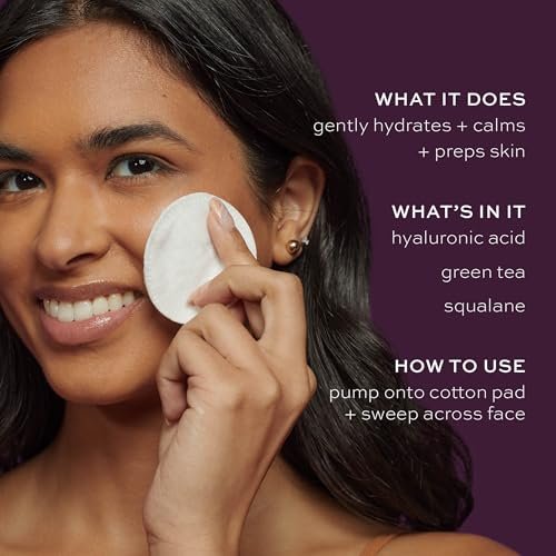 ITK Hydrating Hyaluronic Acid Milky Face Toner for Dry Skin + Redness with Green Tea + Squalane - Prep, Tone + Calm Skin - Soothing Vegan Moisturizing Facial Toner - 5 oz Avelisse