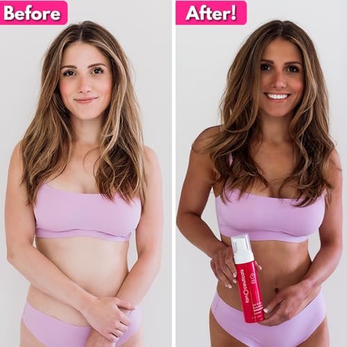 Tanceuticals Express Self Tanning Body Mousse - Fast Acting Sunless Tanner, Natural Bronze Color, Vegan & Cruelty Free with Acai Berry, Pomegranate & Argan Oil (6.7 oz) Avelisse