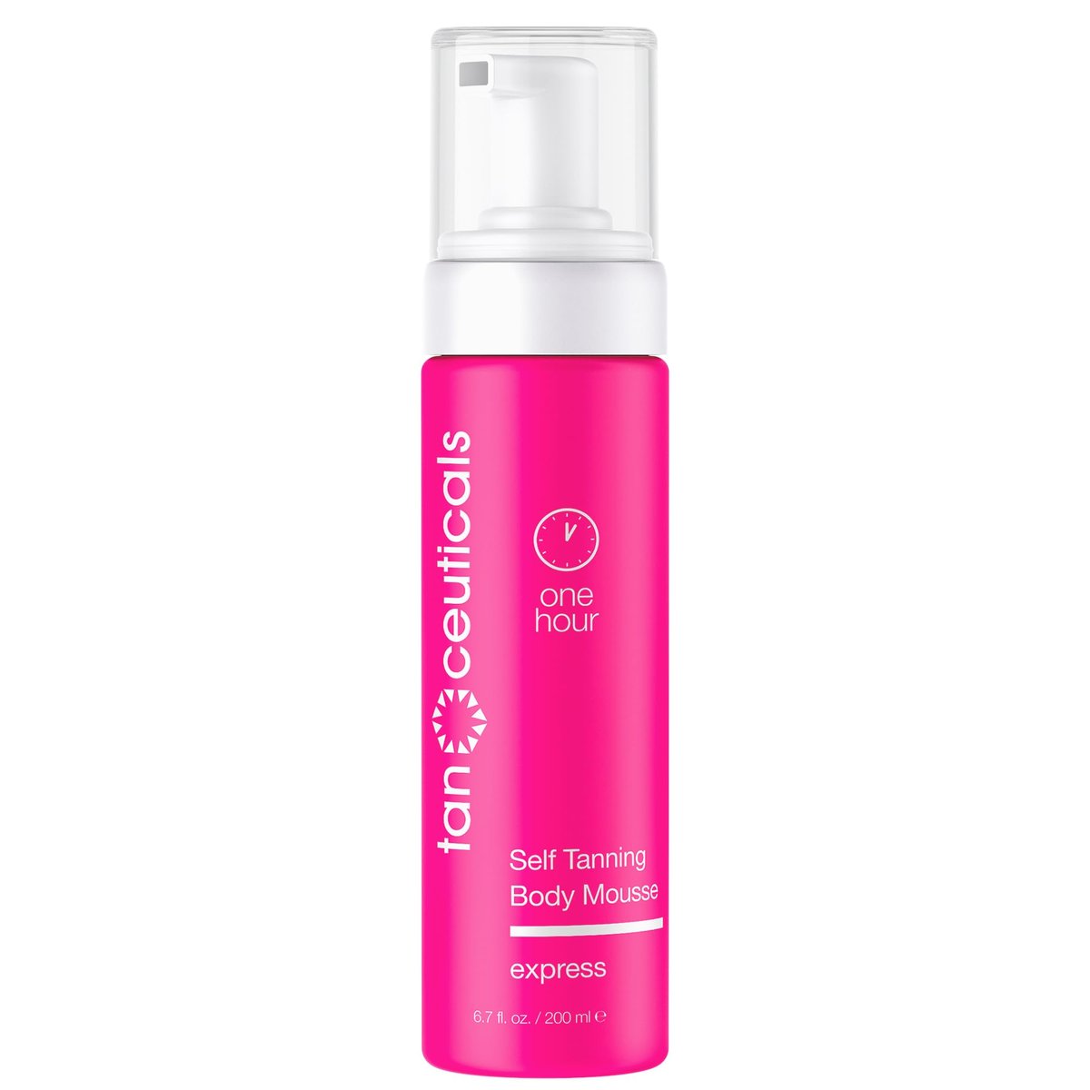 Tanceuticals Express Self Tanning Body Mousse - Fast Acting Sunless Tanner, Natural Bronze Color, Vegan & Cruelty Free with Acai Berry, Pomegranate & Argan Oil (6.7 oz) Avelisse