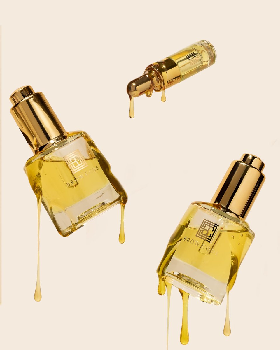 Brow Code GOLD Nourishing Eyebrow Growth Oil – 5ml – Enriched with 5 Advanced Botanicals for Fuller Brows Avelisse