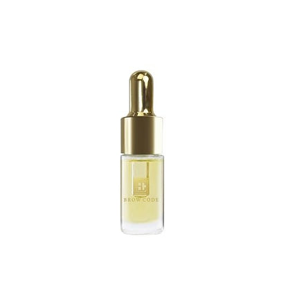 Brow Code GOLD Nourishing Eyebrow Growth Oil – 5ml – Enriched with 5 Advanced Botanicals for Fuller Brows Avelisse