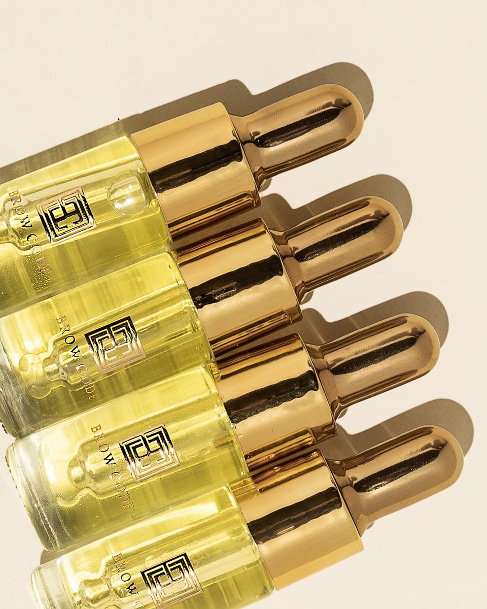 Brow Code GOLD Nourishing Eyebrow Growth Oil – 5ml – Enriched with 5 Advanced Botanicals for Fuller Brows Avelisse
