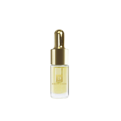 Brow Code GOLD Nourishing Eyebrow Growth Oil – 5ml – Enriched with 5 Advanced Botanicals for Fuller Brows Avelisse