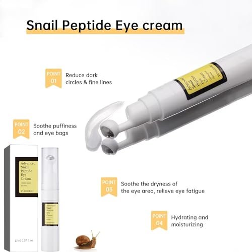 ELCHHIRSCH Snail Peptide Under Eye Cream – Key Ingredients: Snail Secretion Filtrate (73%), Niacinamide (2%), – Image 8