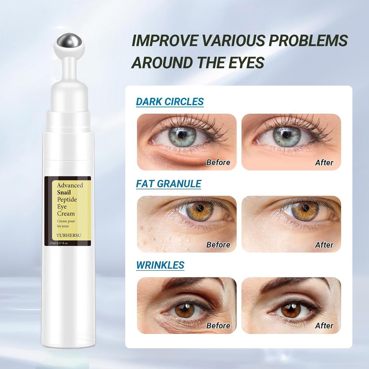 ELCHHIRSCH Snail Peptide Under Eye Cream – Free from: Parabens, Sulfates, Phthalates – Image 9