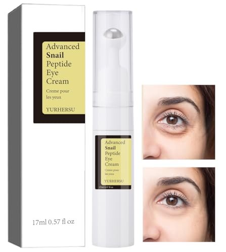 ELCHHIRSCH Snail Peptide Under Eye Cream – 2% Nicotinamide (Vitamin B3): Brightens dark circles, evens skin tone, – Image 2