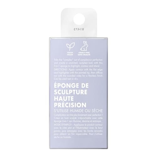 e.l.f. Precision Sculpting Sponge – 3-in-1 Contour & Blend Sponge for Cream & Powder Formulas, Vegan & Cruelty-Free - görsel 12