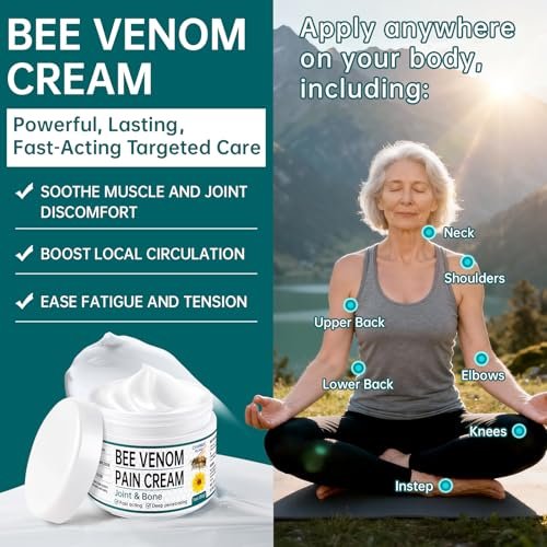 CHANGARLOAD New Zealand Bee Venom Cream for Body Part – 2-Pack Daily Care for Back, Neck, Hands, and Feet - görsel 5