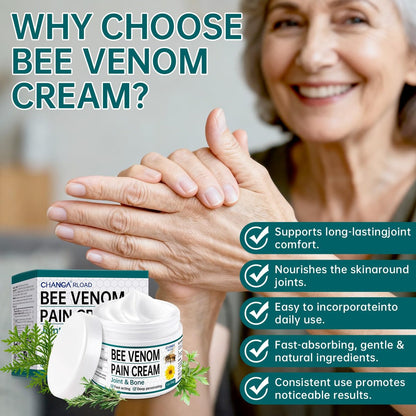 CHANGARLOAD New Zealand Bee Venom Cream for Body Part – 2-Pack Daily Care for Back, Neck, Hands, and Feet