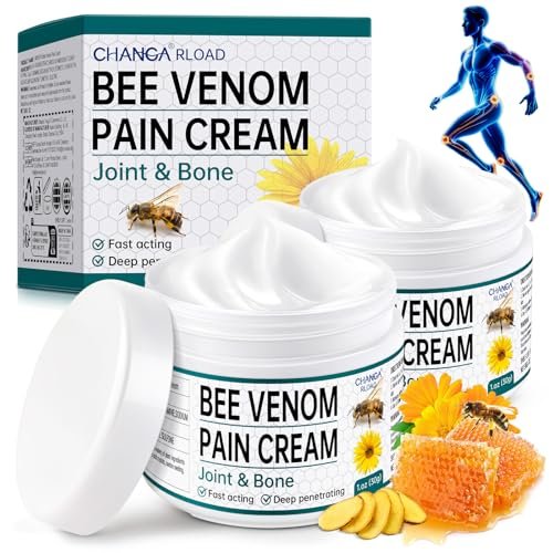 CHANGARLOAD New Zealand Bee Venom Cream for Body Part – 2-Pack Daily Care for Back, Neck, Hands, and Feet - görsel 1