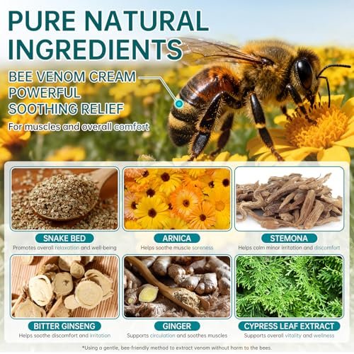 CHANGARLOAD New Zealand Bee Venom Cream for Body Part – 2-Pack Daily Care for Back, Neck, Hands, and Feet - görsel 7